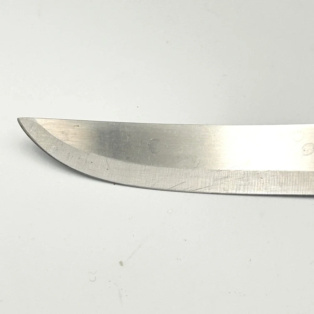 Vintage 1970s‎ Ekco Eterna Slicer Knife Stainless Steel USA Wood Handle 12.5
